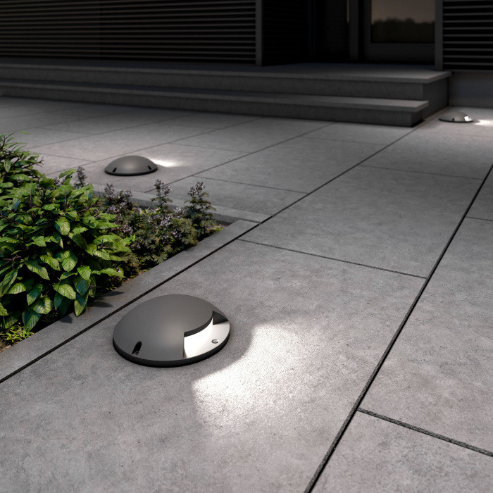 Встраиваемый светильник уличный Park 35167/S серый Elektrostandard