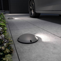 Встраиваемый светильник уличный Park 35167/S серый Elektrostandard