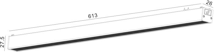Трековый светильник SLIM DL-SLIM-DFBL-24-CCT SWG
