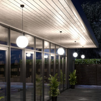 Уличный светильник подвесной Sfera 35158/U черный Elektrostandard