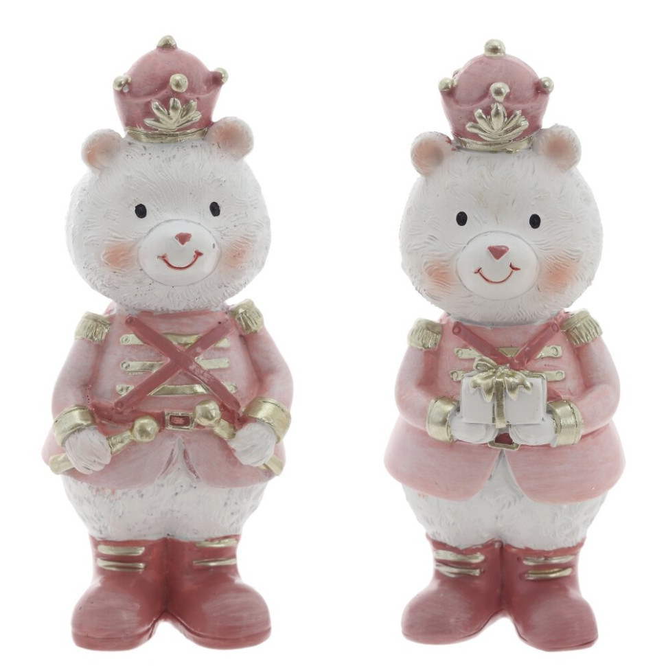 Фигурка декоративная "Медвежонок",  L4 W4 H10 см, 2в.