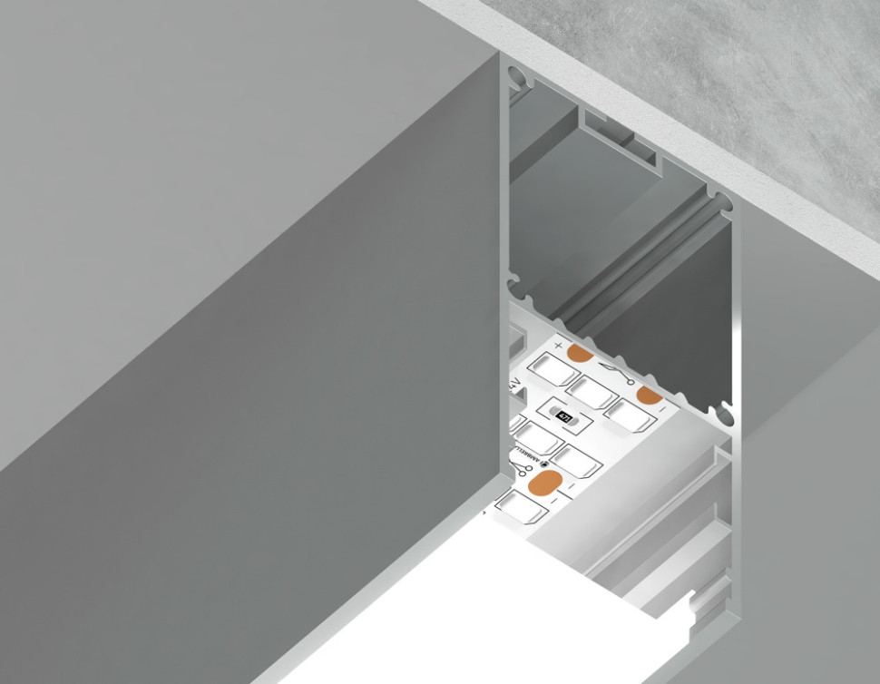 Профиль для светодиодной ленты Illumination GP3000AL Ambrella