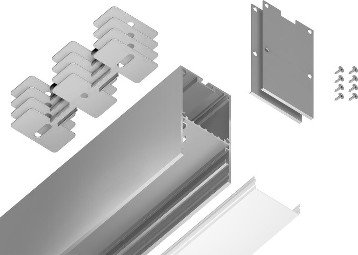 Профиль для светодиодной ленты Illumination GP3000AL Ambrella