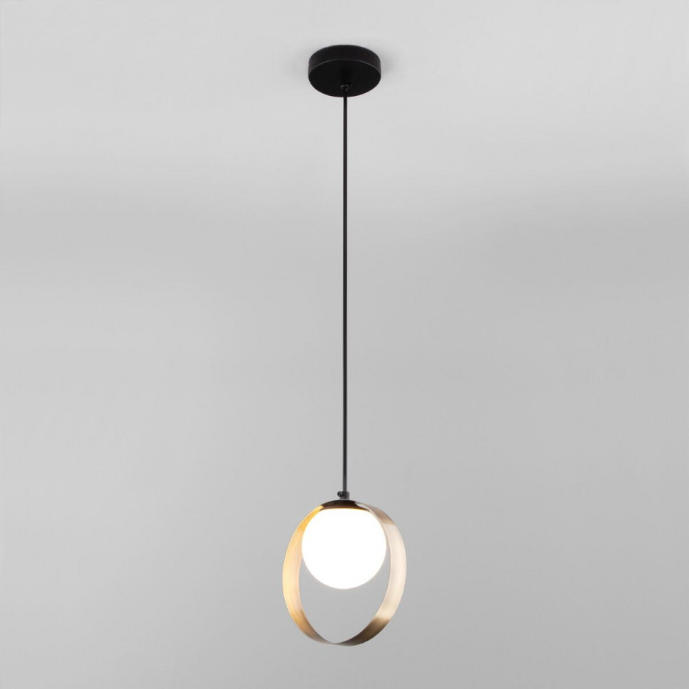 Подвесной светильник Eurosvet Dublin 50205/1 черный/бронза