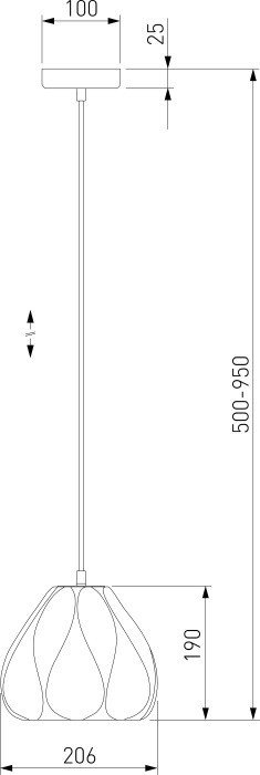 Подвесной светильник Sinki 30187/1 белый Eurosvet