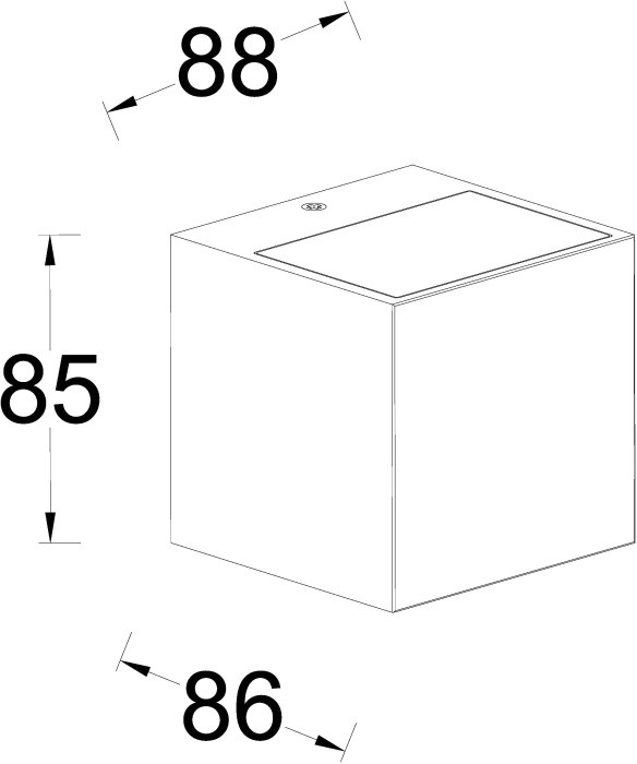 Архитектурная подсветка TUBE LED W1891 SS Gr Oasis Light