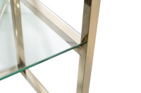 Стеллаж прозрачное стекло/золото Стеллаж прозрачное стекло/золото