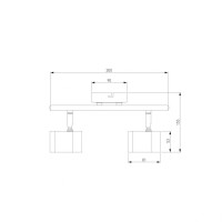 Настенный светильник Eurosvet 20058/2 перламутровый сатин