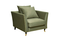 Кресло Sorrento велюровое оливковое Кресло Sorrento велюровое оливковое