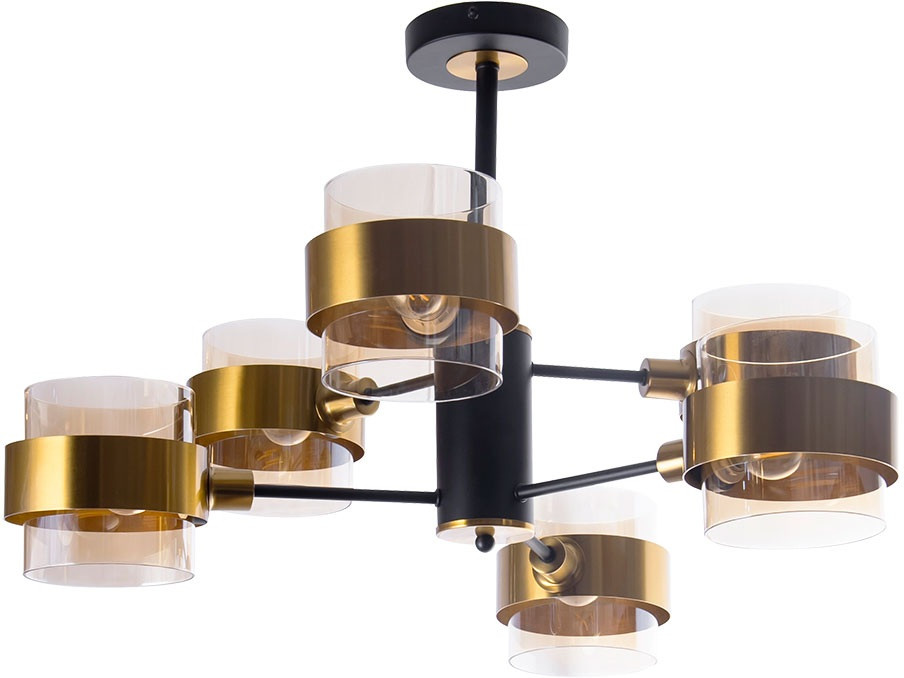 Потолочная люстра Carlo A8205SP-6BK Arte Lamp