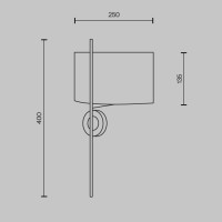 Бра Glamping MOD437WL-02BG Maytoni