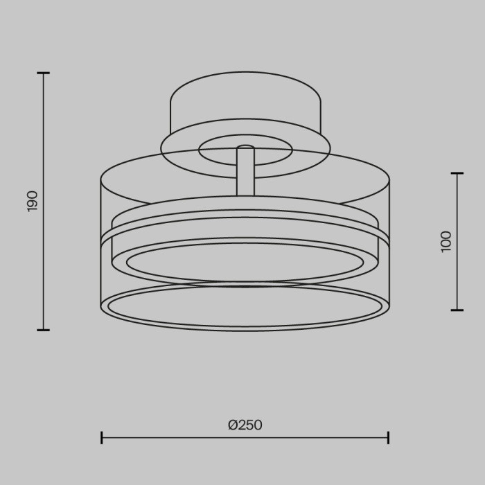 Потолочный светильник Dress code MOD348CL-L18BBS3K Maytoni