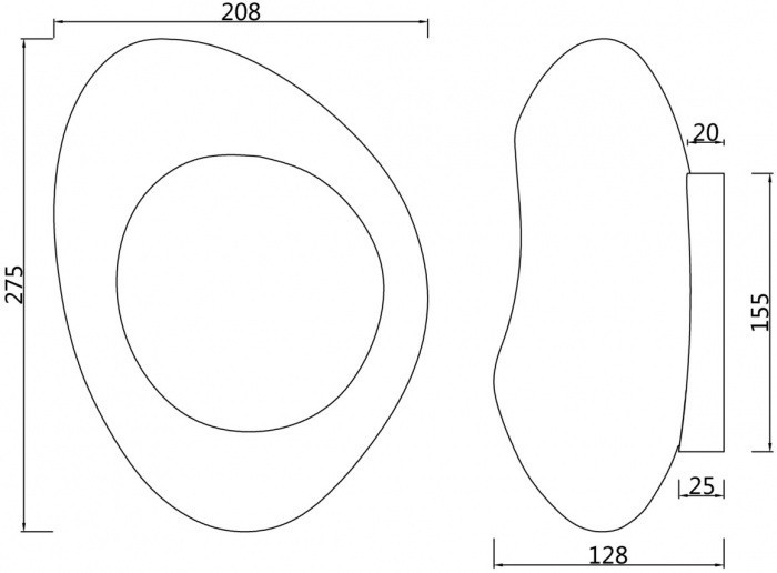 Бра Mabell MOD306WL-01CH Maytoni