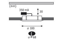 Точечный светильник  98352 Paulmann
