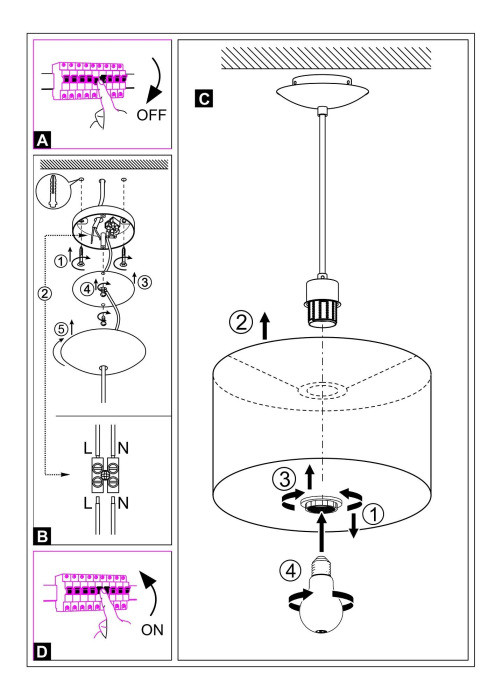 Подвесной светильник Maserlo 31602 Eglo