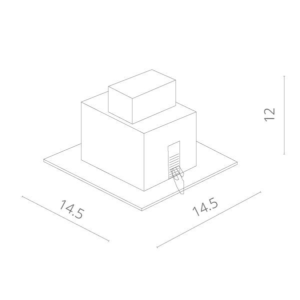 Точечный светильник Cardani Medio A5930PL-1WH Arte Lamp