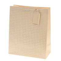 Пакет подарочный M (бумага 210г/м2, блок 12шт), L26 W12 H32 см, 14в.