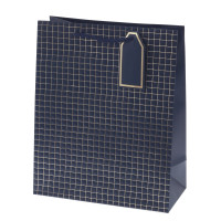 Пакет подарочный M (бумага 210г/м2, блок 12шт), L26 W12 H32 см, 14в.