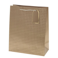 Пакет подарочный M (бумага 210г/м2, блок 12шт), L26 W12 H32 см, 14в.