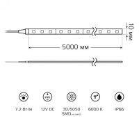 Светодиодная лента Elementary 356000307 Gauss