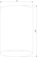 Точечный светильник Porter 25011/01 Elektrostandard