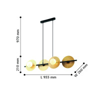 Подвесной светильник Sonnenblume 2356-4P Favourite Подвесной светильник Sonnenblume 2356-4P Favourite