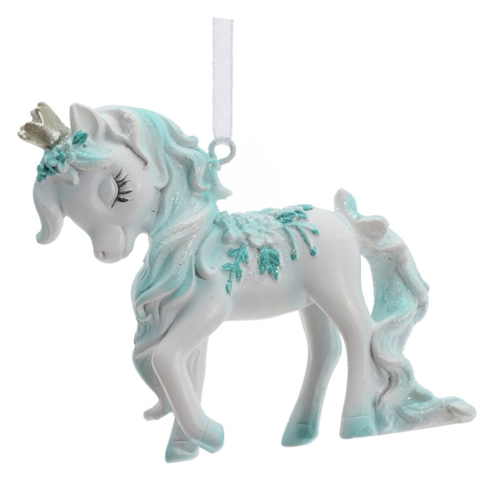 Фигурка декоративная подвесная "Лошадка", L8 W2,5 H7,5 см, 2в.