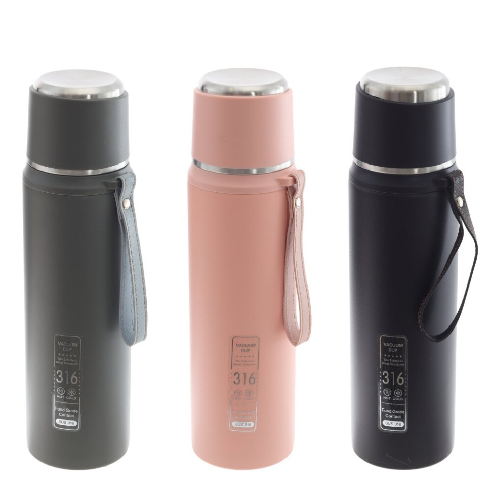 Термос, 1000 мл, L8 W8 H30,5 см, 3в.