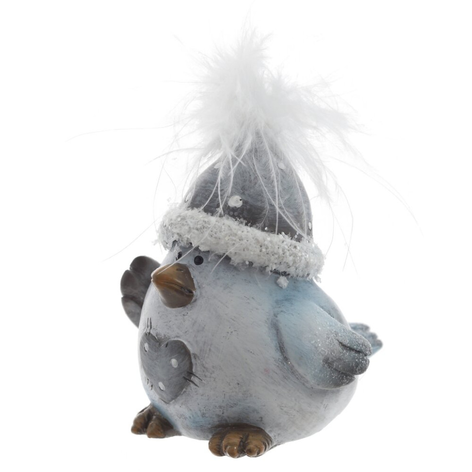 Фигурка декоративная "Птичка",  L4 W6 H7,5 см, 2в.