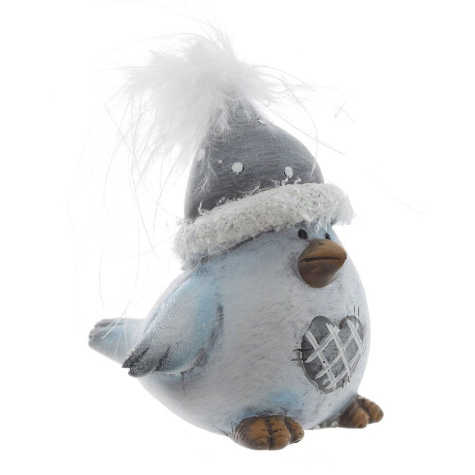 Фигурка декоративная "Птичка",  L4 W6 H7,5 см, 2в.