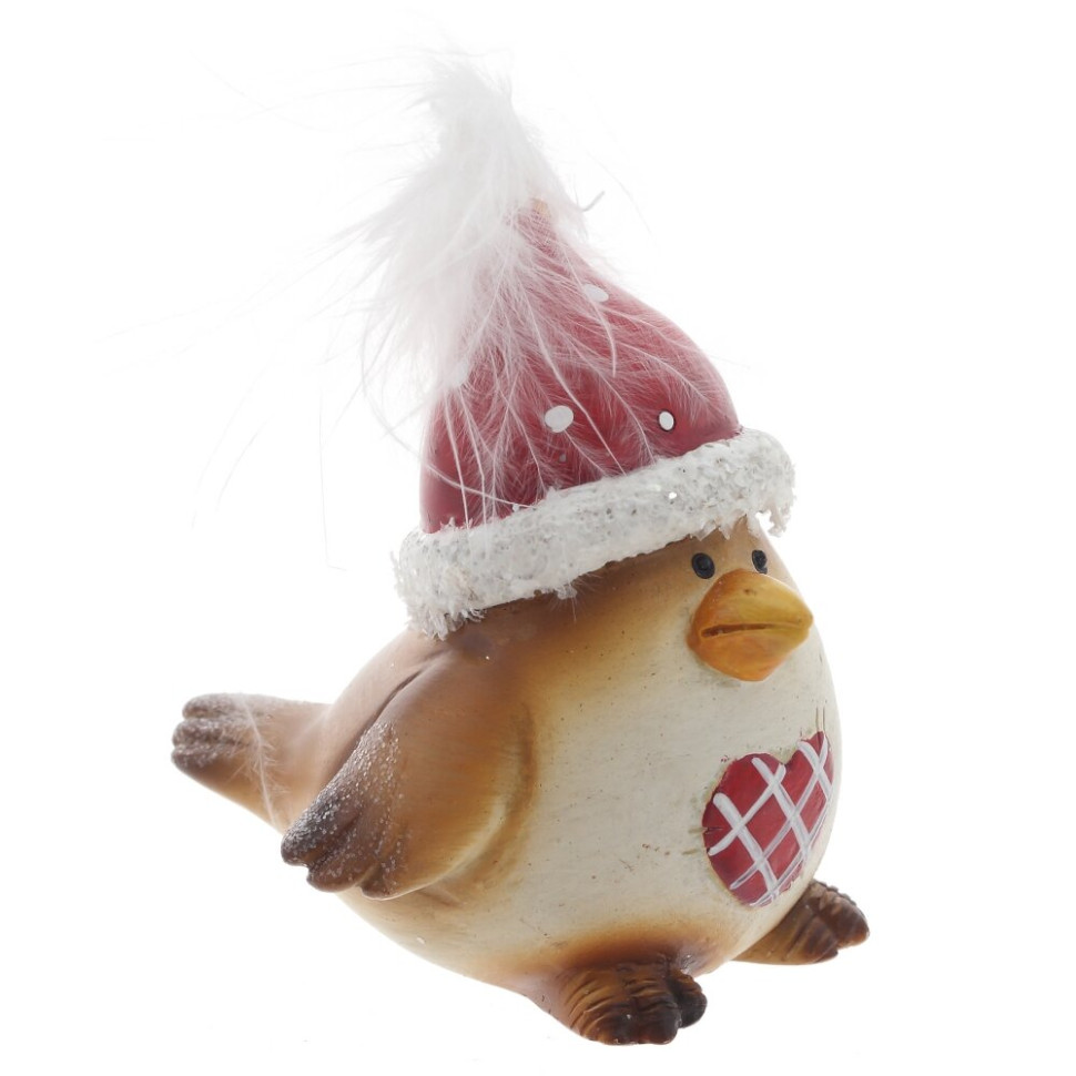 Фигурка декоративная "Птичка",  L4 W6 H7,5 см, 2в.