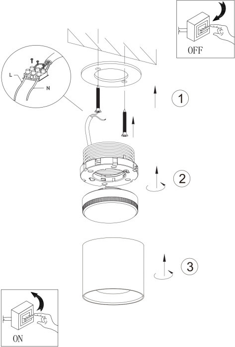 Точечный светильник  OL8 GX53 WH ЭРА