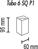 Точечный светильник Tubo Tubo6 SQ P1 29 TopDecor