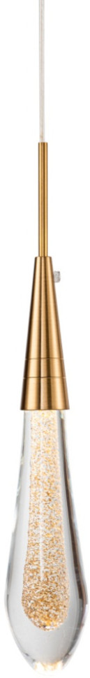 Подвесной светильник Pour DZ1018P-1 brass DeLight Collection