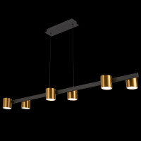 Подвесной светильник Loft Led LED LAMPS 81129/6C BRASS BLACK Natali Kovaltseva