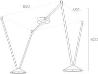 Трековая система в сборе Belty SET DK55SET03-02-LG Denkirs