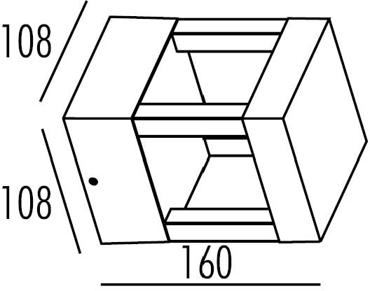 Архитектурная подсветка BRISBANE LED W61848 Gr Oasis Light
