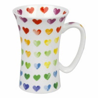 Кружка 630мл."Colourful Cast - Hearts"
