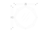 Зеркало настенное с 8ю гранями Зеркало настенное с 8ю гранями