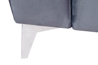 Диван Annette трехместный велюровый сапфир Диван Annette трехместный велюровый сапфир