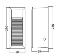 Встраиваемый светильник уличный  91492 W Oasis Light