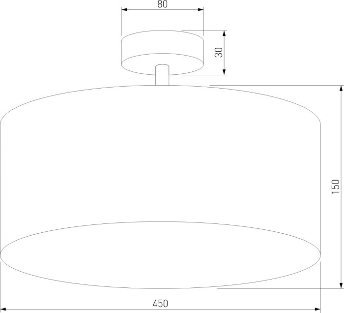 Потолочная люстра Rondo 6247 Rondo Linen TK Lighting