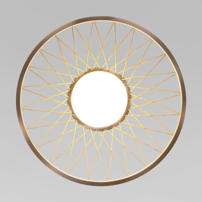 Потолочный светильник Cesta 40018/1 LED коричневый Eurosvet