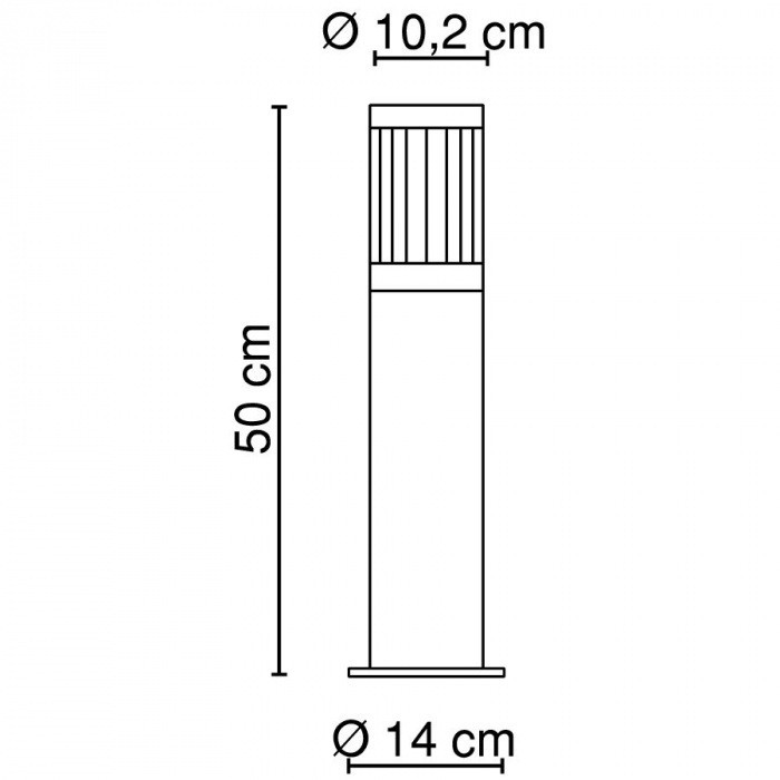 Наземный фонарь Xeloo 32015 Globo