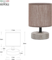 Интерьерная настольная лампа Eleanor 7070-502 Rivoli Интерьерная настольная лампа Eleanor 7070-502 Rivoli