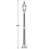 Наземный фонарь  83408L W Oasis Light