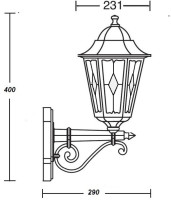 Настенный фонарь уличный PETERSBURG lead GLASS 79801lg Gb Oasis Light Настенный фонарь уличный PETERSBURG lead GLASS 79801lg Gb Oasis Light