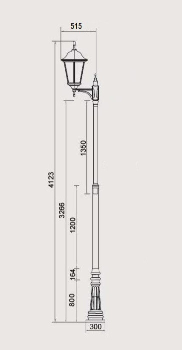 Наземный фонарь BREMEN 79832/PART A Bl Oasis Light