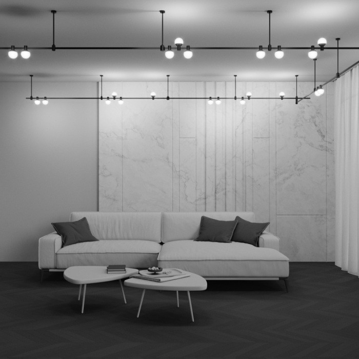 Трековый светильник Luna TR149-1-5W3K-B Maytoni