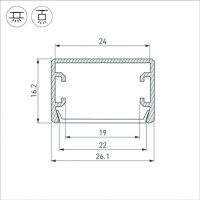 Профиль Arlight PLS-LOCK-H16-SMT-2000 ANOD 033224 Профиль Arlight PLS-LOCK-H16-SMT-2000 ANOD 033224